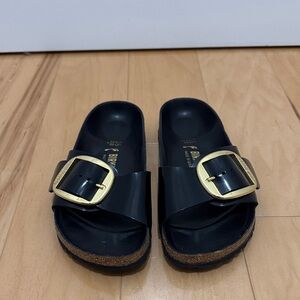 Birkenstock- Madrid Big Buckle High Shine Sandals